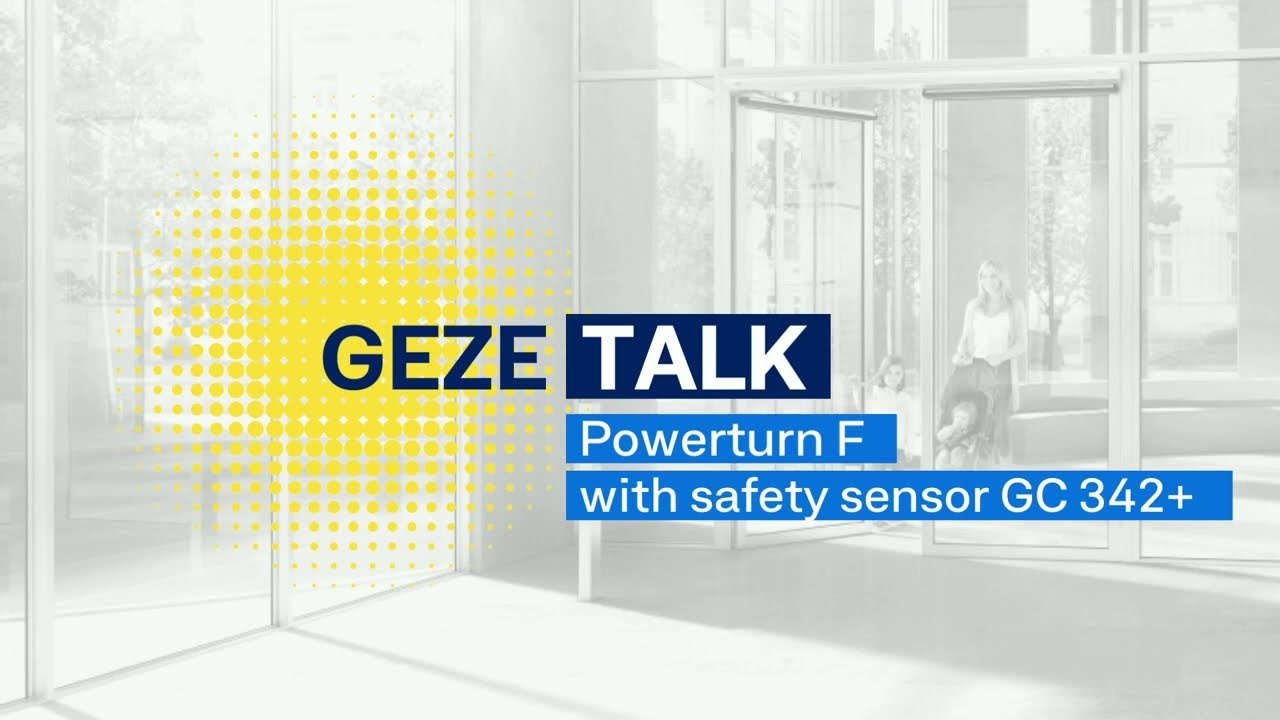 GEZE | Powerturn F and GC 342+ | product presentation | Swedish with subtitles